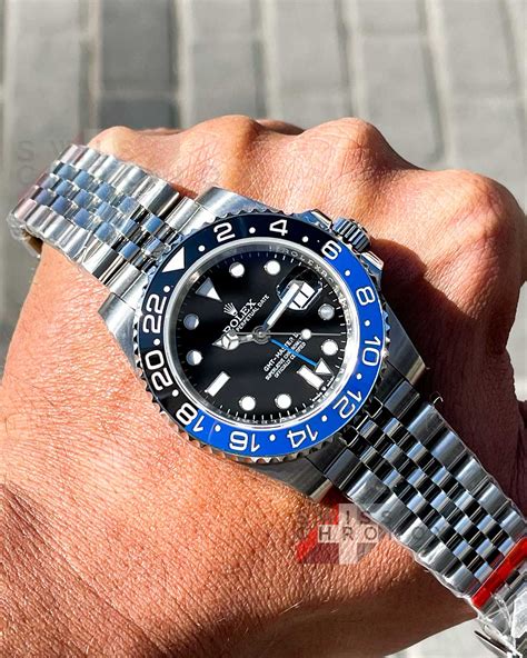 rolex gmt master batman prezzo|Rolex gmt Batman jubilee.